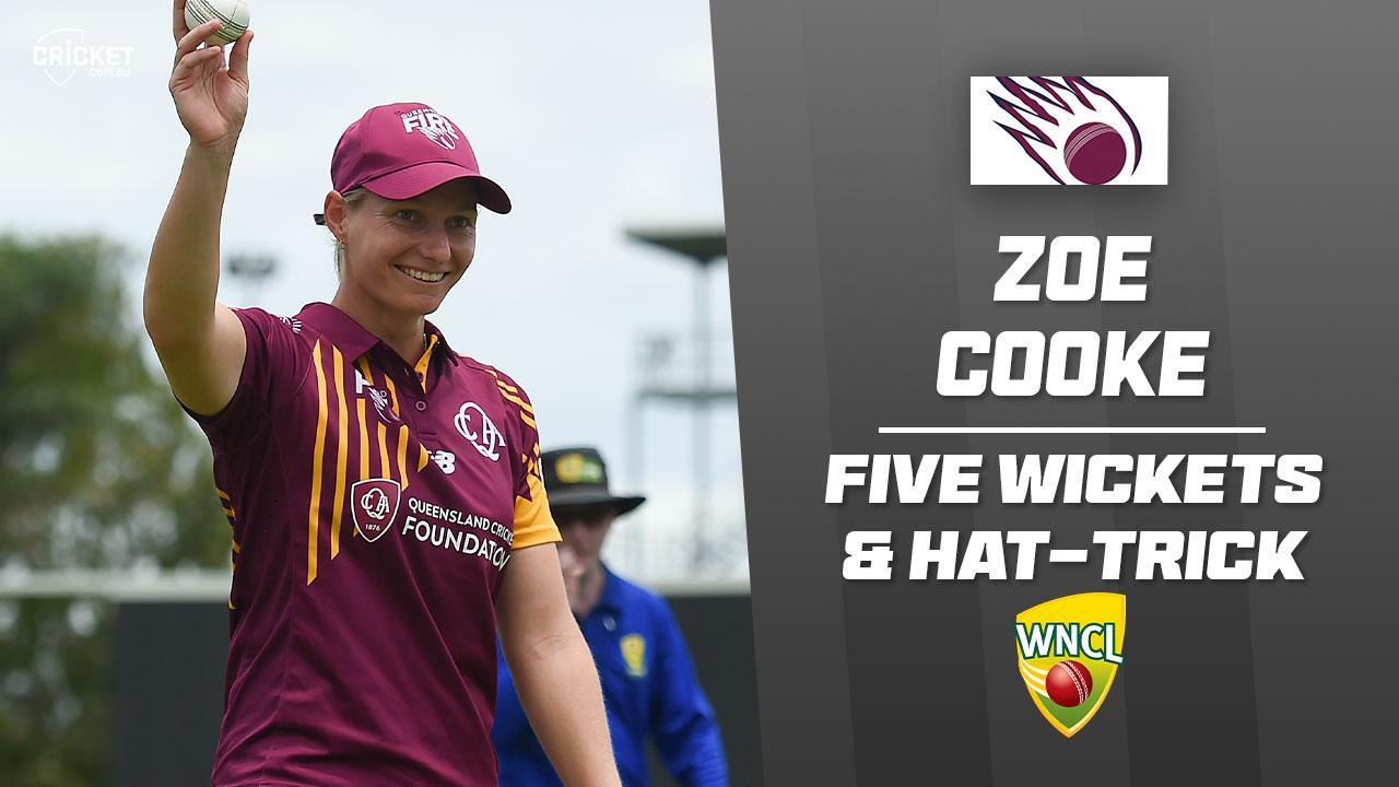 Hattrick caps careerbest day for Cooke