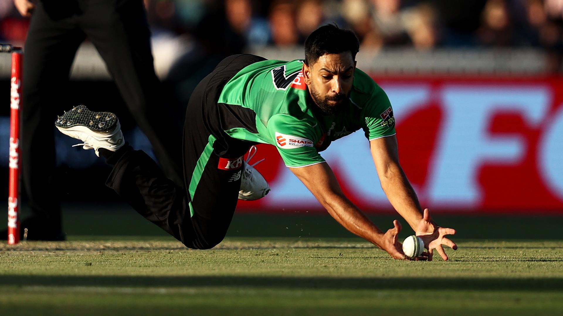 Haris Rauf finally gets his man after wild over