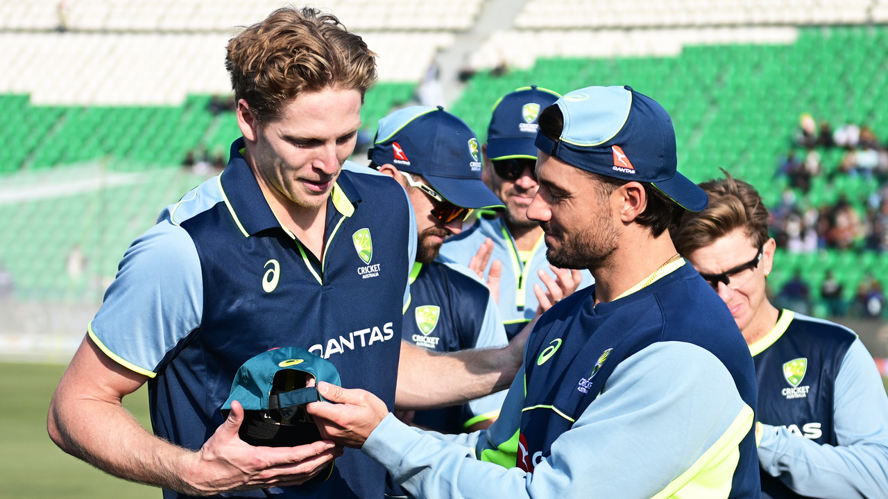 One allrounder to another: Jack Edwards receives his first T20I cap