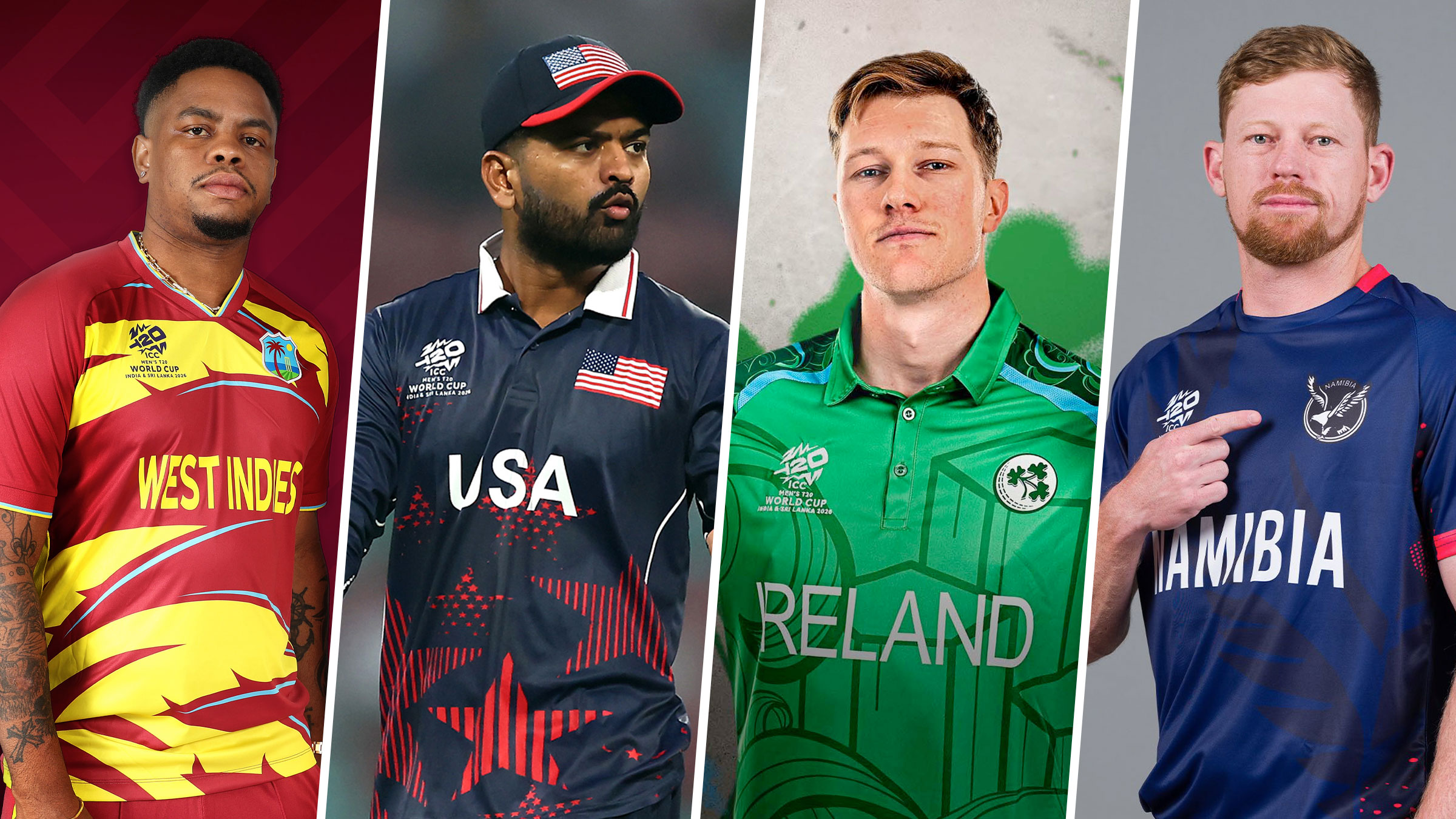 All the kits for Men's T20 World Cup 2026 revealed