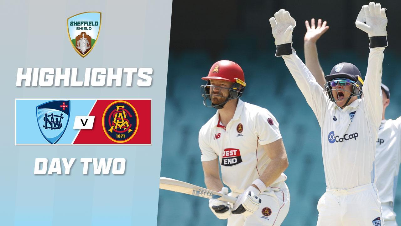 New South Wales v South Australia | Sheffield Shield | Day 2