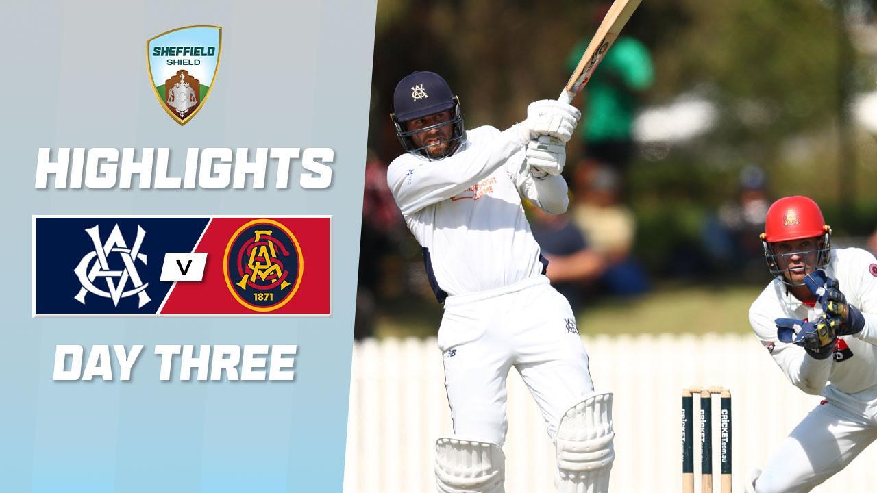 Victoria v South Australia | Sheffield Shield Final | Day Three