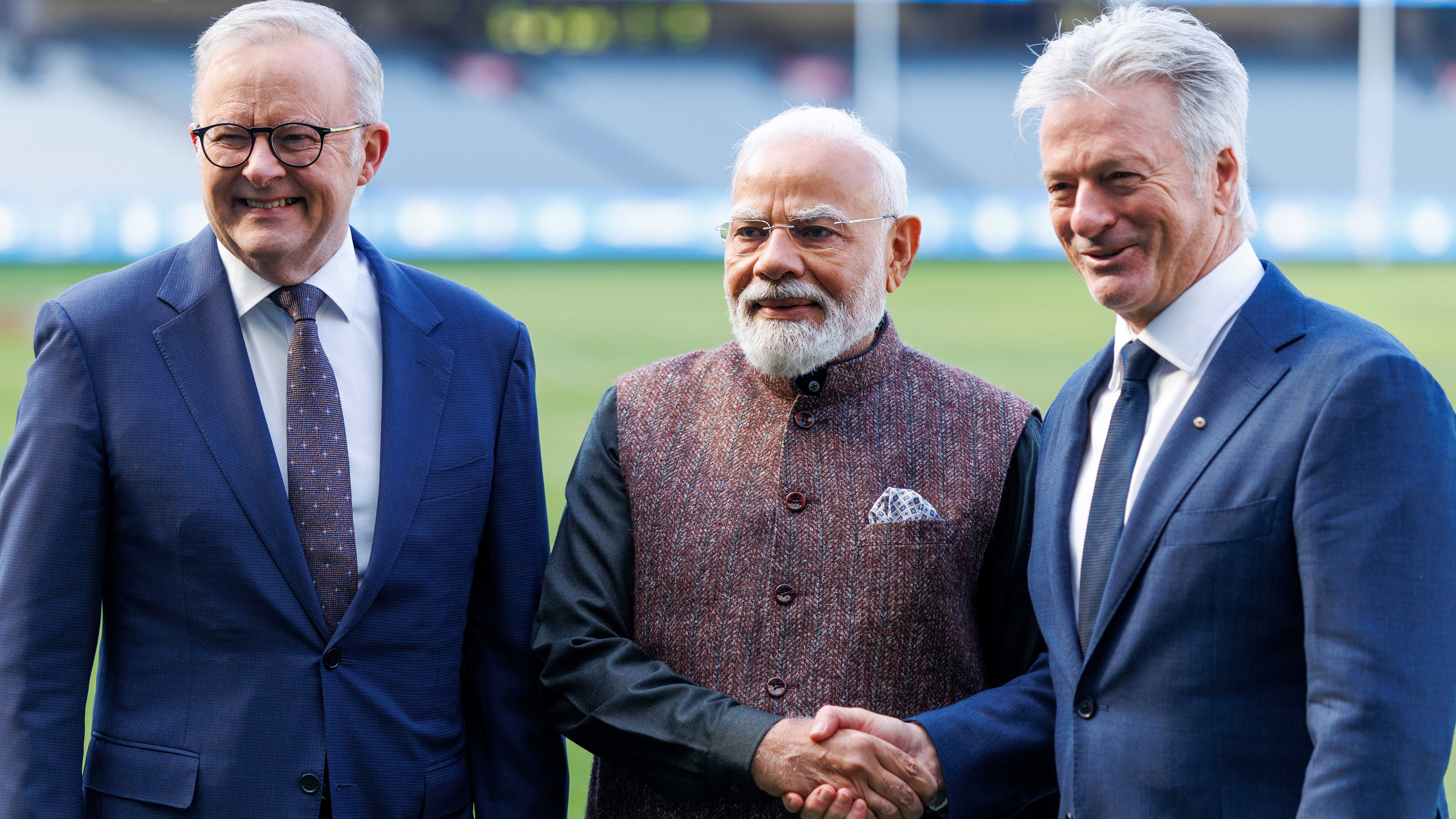 'Shared passion': Cricket centre stage for Albo-Modi MCG visit