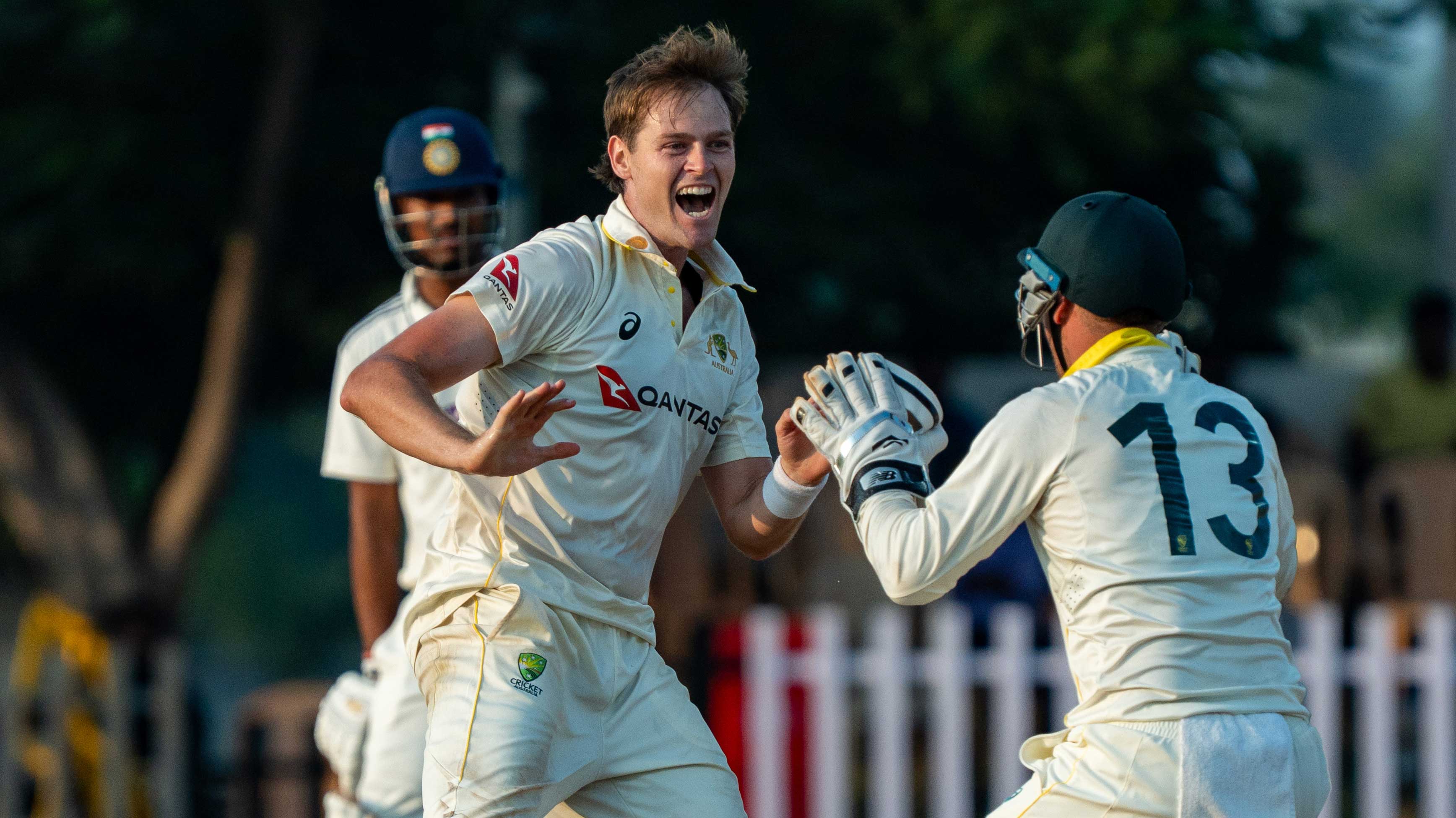 India A defiant as Aussies fall short after Scott's five