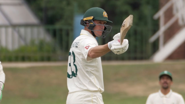 Afrikaans Marnus feasts at home with tour-game century