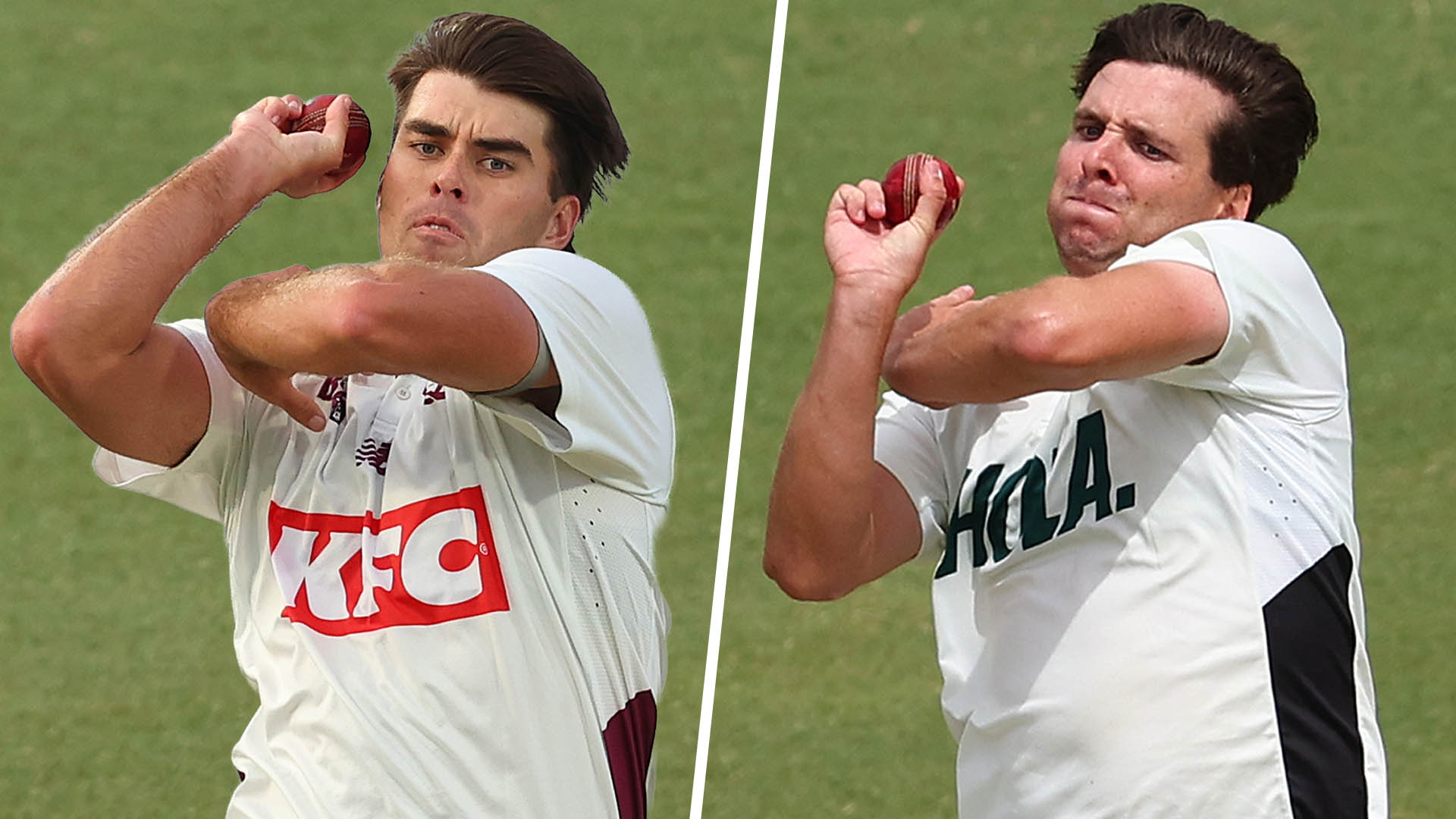 Test hopefuls trade wickets in wild west clash