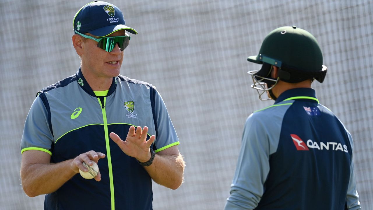 Séance nette pré-test de Marnus Labuschagne à Adelaide Oval - Go Australie