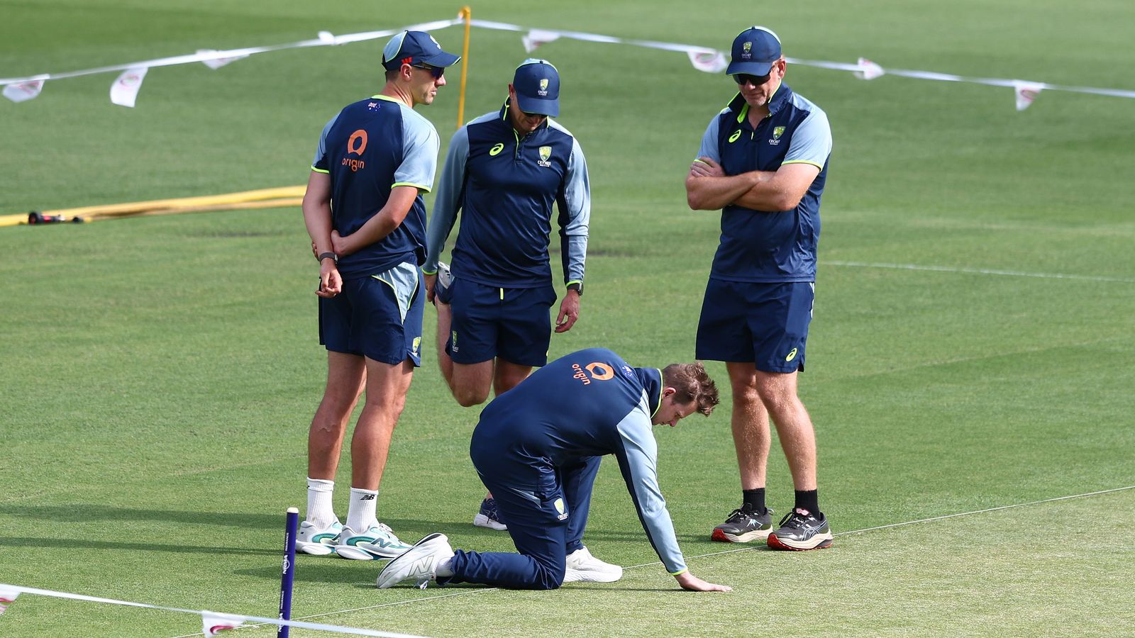 Image for Pink-ball, pitch mysteries leave Aussies unsure on XI