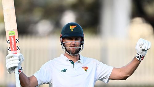 Webster's Valiant Ton Saves Tasmania from Blues Onslaught