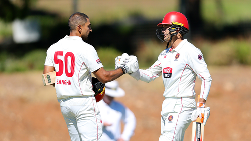 Sangha's Ton Sparks South Australia's Charge: Carey & Scott Shine