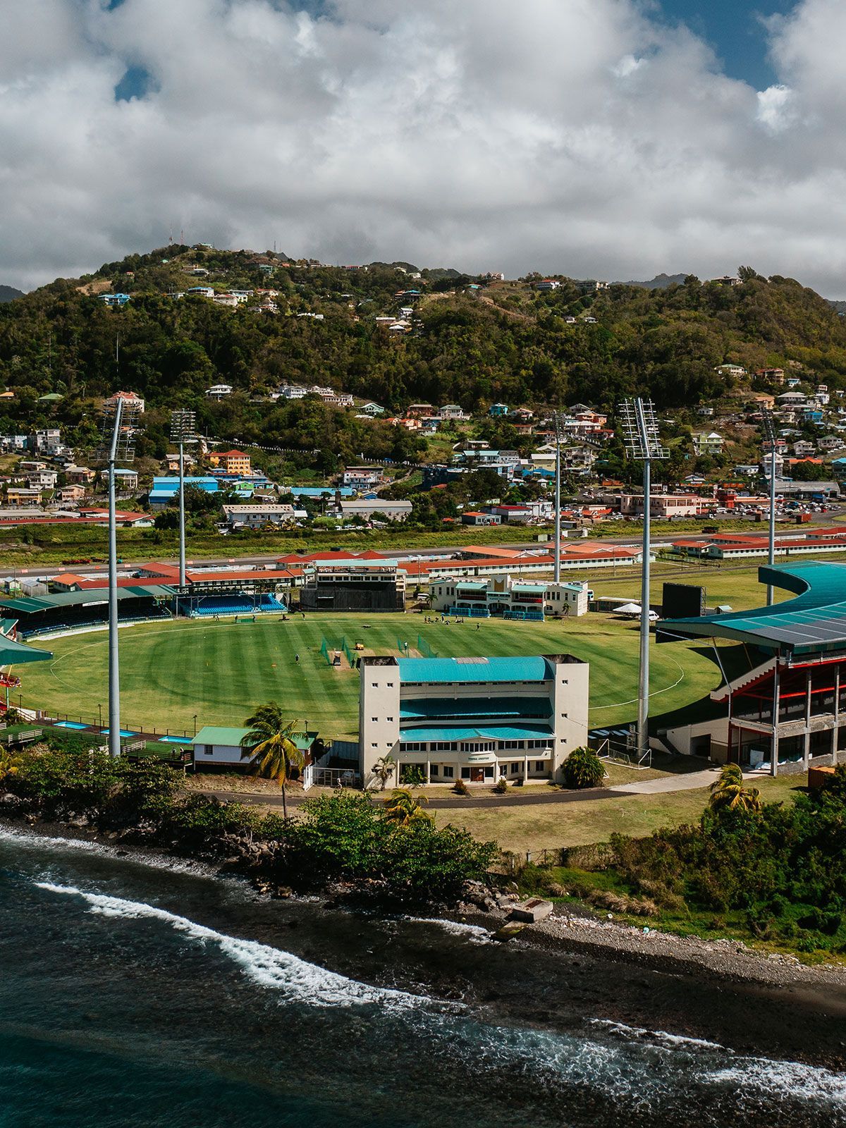 Arnos Vale is a seaside stadium // Samuel Gosling/cricket.com.au