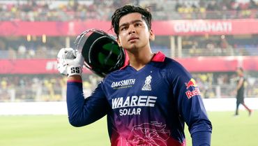 Teenage prodigy Sooryavanshi smashes 15-ball fifty in Royals win |  cricket.com.au