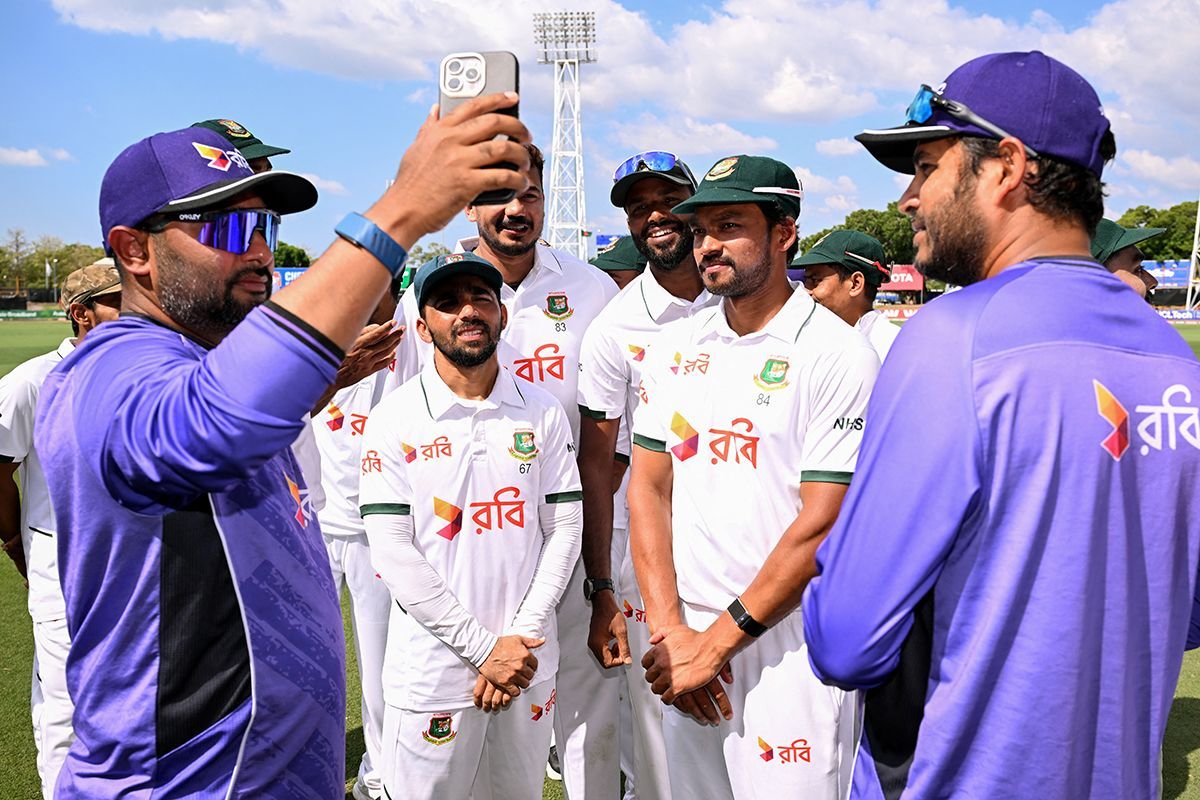 A video call from the Bangladesh Prime Minister // Getty