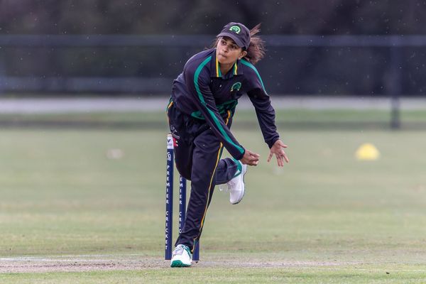 Shashikala Siriwardene playing for Box Hill Cricket Club